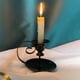 thumbnail image 1 of Portavelas de pilar plateado Adorno de hierro Centro de Decoración Decoración Arte de , negro C Negro BLESIY candelabro, 1 of 8