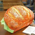 thumbnail image 5 of Hamburger Throw Pillow, Multi Cute Food Purpose Plush and PP Cotton Back Pillow for Valentine's Day Birthday Gift Toy[Bread (55 CM)], 5 of 6