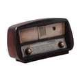 thumbnail image 2 of Decoración de mesa con adorno de radio vintage, escultura decorativa, obra de arte, modelo de radio, estatua de resina para gabinete del hogar, 2 of 7