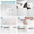 thumbnail image 3 of No Hook Shower Curtain with Built-in Rings - Pink Bow Ballet Cute Girl Washable Waterproof Fabric Bathroom Curtains for Hotel,Rentals, Stall 36 X 78 Inch , Ballerina Dancer, 3 of 9