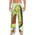 thumbnail image 2 of Goofa Avocado1 Printed Soft Pajama Pants for Men, Wide Leg Comfy Casual Lounge Yoga Pants-X-Large, 2 of 9
