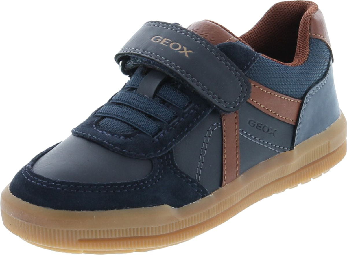 Omzet Wordt erger blijven Geox Boys Junior Arzach Fashion Sneakers, Navy/Brown, 31 - Walmart.com