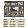 thumbnail image 3 of Border Collie Blanket Gifts For Kids Adults - Lightweight Throw Blanket For Bedroom Living Room Decor Soft Fuzzy Fleece Cozy Plush Bed Couch 40"X30", 3 of 7