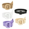 thumbnail image 4 of Fvsianol Women Waist Belt Dress Waistband Waist Belt Retro Bohemian Wide Handmade Pin Buckle Adjustable Clothing Accessories Women Pants Belt, 4 of 9