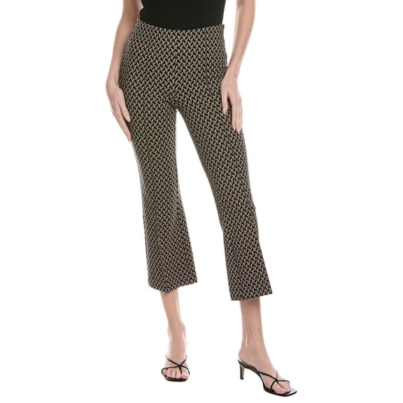 philosophy womens Flare Cropped Pant, l, White