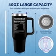 thumbnail image 5 of Fishing Tumbler with Handle For Men 40OZ Born to Fish Nutrition Gift Stainless Steel Cups Insulated Tumblers Fisherman Gifts For Dad Daddy Fish Mugs Father Day''s Gift from Daught Son, 5 of 6