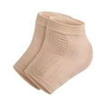 thumbnail image 2 of TISHITA Adult Moisturizing Heel Socks Heel Brace Open Toe Foot Cushion Soft Sock Stretch Skin Color, 2 of 8