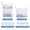 White, variant on UNIWELL 2-Pack Bath Toy Organizer Storage Mesh Hanging Bath Toy Holder with Adhesive Hooks & Suction Cups, Mesh Net Shower Caddy for Bathtub Toys White