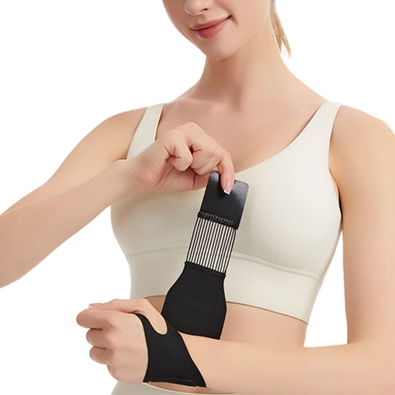 Elastic Athletic Wrist Brace Adjustable Breathable Wrist Support for Gym Fitness