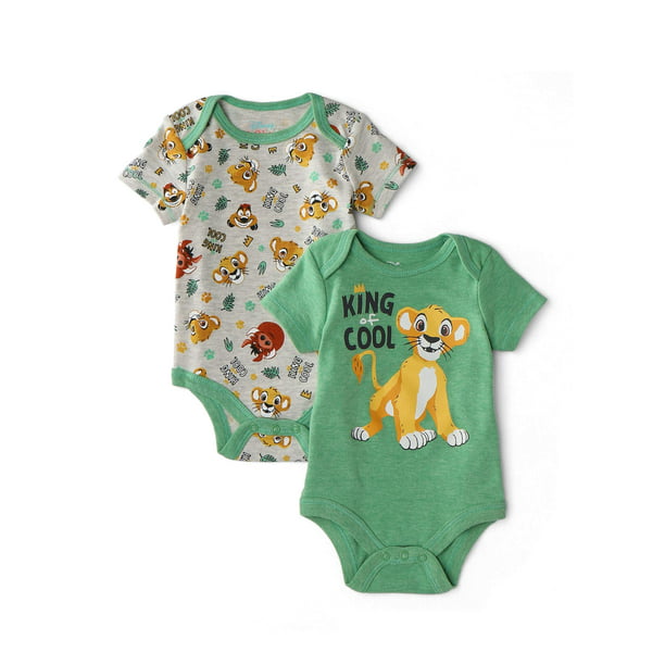 Lion King Baby Boy Graphic Bodysuits, 2-pack - Walmart.com