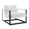 thumbnail image 3 of Modway Seg Upholstered Accent Chair in Black White, 3 of 9