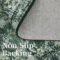 thumbnail image 6 of Washable Runner Rugs 2x6 for Living Room, VintageFloor Carpet with Non-Slip Backing, Low Pile, for Entryway Hallway Bedroom(Green), 6 of 7
