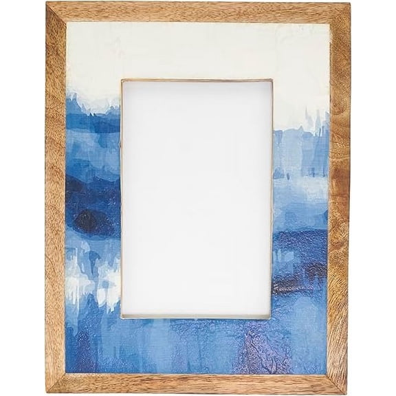 Textured Painted Wooden Photo Frame