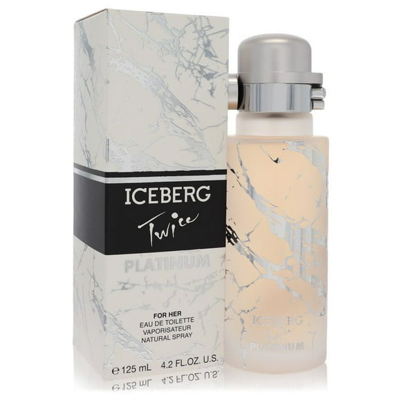 Twice Platinum by Iceberg for Women - 4.2 oz EDT Spray