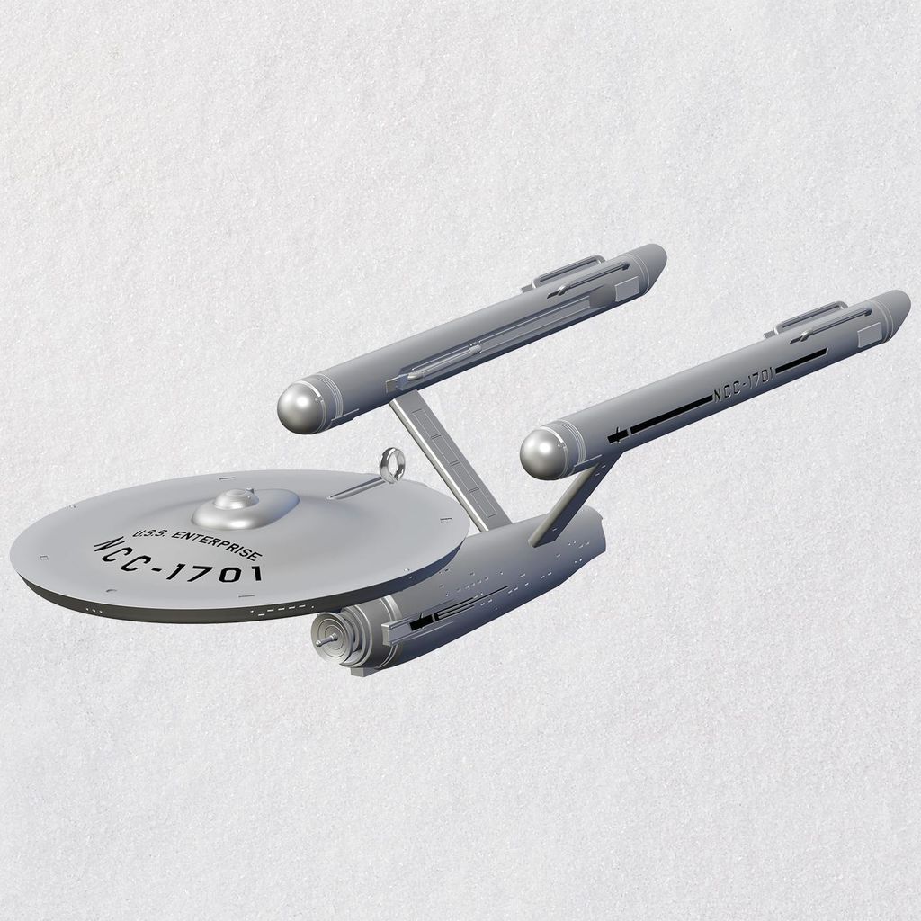 Hallmark Ornament 2018 Star Trek Uss Enterprise Metal Walmart Com Walmart Com