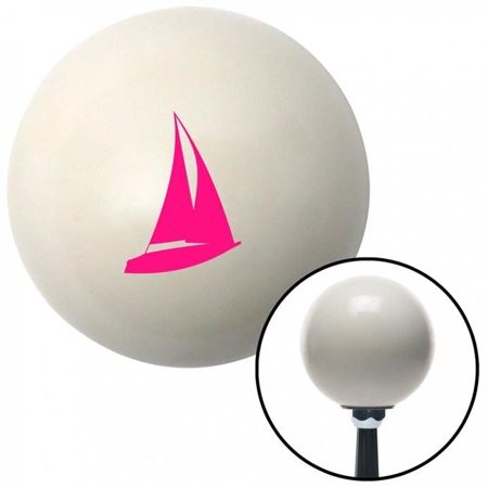 American Shifter Pink Sailboat Ivory Shift Knob with M16 x 1.5 Insert Shifter Auto Manual Custom