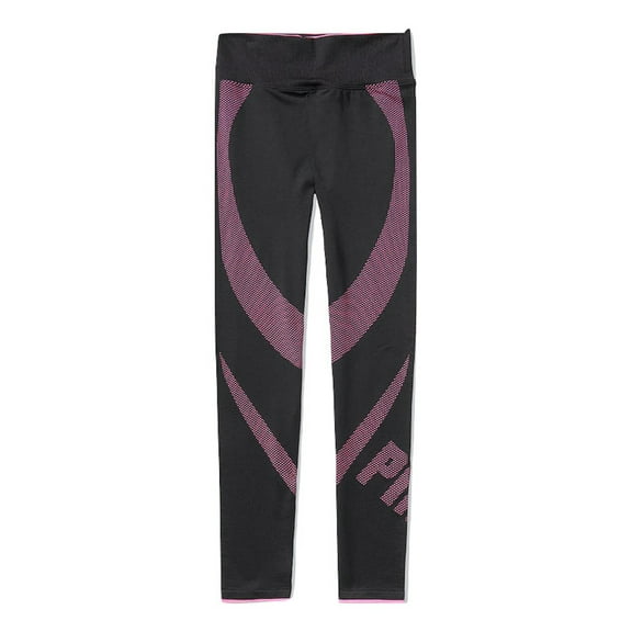 Victoria's Secret Pink Active Seamless Tight Legging Color Black/Pink Size XSmall NWT