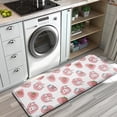 thumbnail image 3 of White Cow Strawberry Jar Pattern Kitchen Rug Mat,Kitchen Runner Rugs Non Skid Washable,Decorative Kitchen Floor Mats for Kitchen,Sink,Laundry,17"x47.2", 3 of 7
