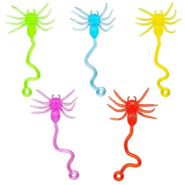 Telaraña de palma elástica creativa, calabaza, fantasma, juguete pequeño adhesivo para niños, pared de escalada, truco