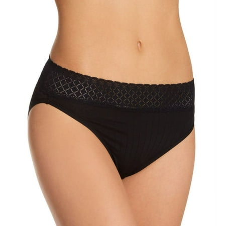 

Women s Warner s RT2241P No Pinching. No Problems. Hi-cut Brief Panty (Black S)