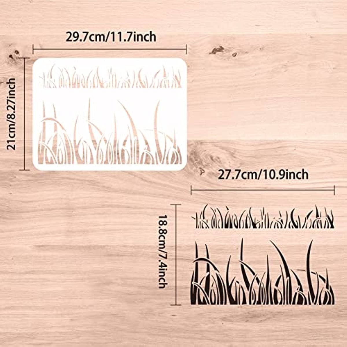 Marsh Grass Stencil Printable