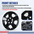 thumbnail image 6 of 4Pcs/Set 16" Hubcaps Wheel Rims Cover For 2008-2015 NISSAN ROGUE/ROGUE SELECT Compatible With Steel Wheels Snap On Installation PP Material(16-Inch,BLACK LACQUER), 6 of 7