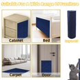 thumbnail image 3 of Alfombrilla autoadhesiva de 78 x 15.7 pulgadas, para rascar para gatos, protector de muebles de escalada, resistente a las garras, almohadillas para orejas para rascar para sofá, pared y gato, 3 of 7