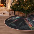 thumbnail image 4 of Salouo Colorful Plant Turtle A Christmas Tree Skirt 36" Farmhouse Christmas Decorations Snowman Xmas Tree Skirt Tree Mat for Holiday Party Decor, 4 of 8