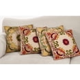 thumbnail image 3 of Saro Lifestyle Embroidered Floral Design Cotton Poly Filled Throw Pillow, 3 of 5