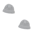 thumbnail image 3 of Gorros de punto Minnieouse gorros cálidos gris claro 2Conjunto, 3 of 6
