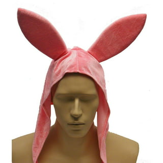 Springcmy Bob's Burgers Louise Rabbits Ear Fleece Bunny Pink  Floppy Ears Hat Halloween Christmas Costume Cap Hat : Toys & Games