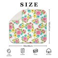 thumbnail image 4 of Pioneer Flower Floral Print Pattern Kitchen Dish Drying Mat 1 Pack, Ultra Absorbent Microfiber Drainer Mat, 16"x18", 4 of 6