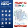 thumbnail image 2 of BNX TruFilter 16x25x5 (15.88’’ x 24.88’’ x 4.38‘’ Compatible with Honeywell 4”) MERV 13 Air Filter (2-Pack) - MADE IN USA - HVAC AC Furnace Filters, Allergies, Mold, Bacteria, Smoke, MPR 1900 FPR 10, 2 of 5