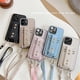 thumbnail image 3 of Funda de cuero con soporte para billetera con cordón compatible con Iphone 14 Pro Max/14 Pro/14 Plus/14 con pulsera, 3 of 4