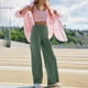 thumbnail image 4 of WILLBEST Pantalones Casuales para Mujer, Pantalones de Yoga de Pierna Ancha con Bolsillos, Pantalones Deportivos Holgados y Elásticos para Una Comodidad Durante Todo el Día. Extra Grande, 4 of 5