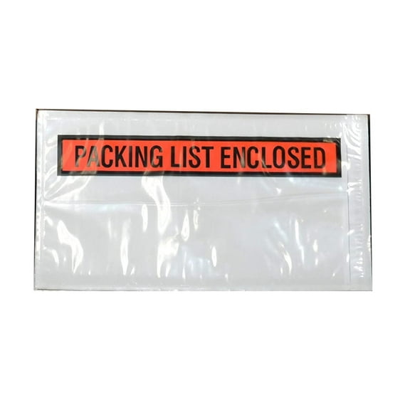 5.5 x 10" Large Packing List Enclosed (1,000 Envelopes) - Laddawn 3883