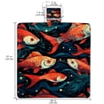 thumbnail image 2 of Fish Canvas Beach Blanket - Large Picnic Mat for Outdoor Activities, Sand Proof, Portable and Durable for Beaches, Camping, and Picnics - 200x150cm, 2 of 6