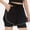 Black, variant on SEMPAI Women 2 in 1 Running Shorts High Waisted Athletic Casual Workout Shorts Quick Dry Yoga Gym Pants with Liner Pockets