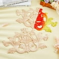 thumbnail image 6 of DIY 2Pcs European Style Furniture Appliques Wood Decorative Carved Onlays Wooden Center Flower Long Appliques Unpainted Corner Carving Decals for DIY Cabinet Mirror 170x296x7mm DIY, 6 of 8