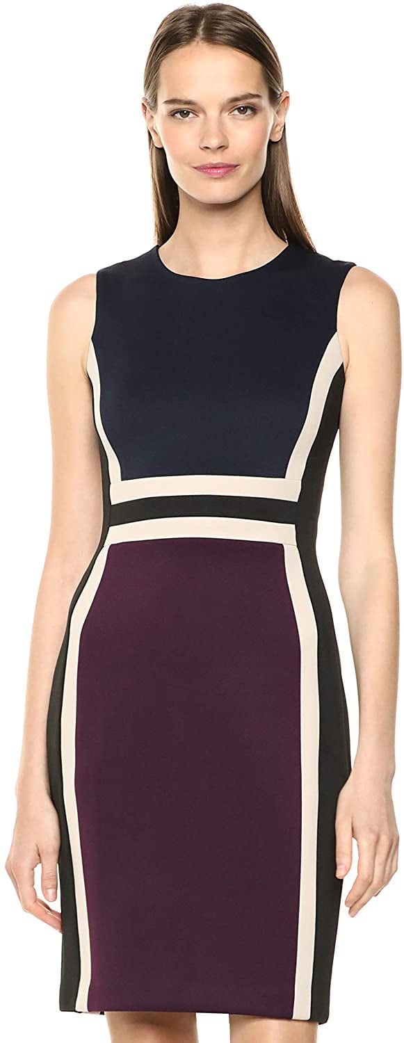 calvin klein women's essential sleeveless sheath