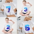 thumbnail image 2 of Camisetas de dibujos animados de Sonic The Hedgehogs para niños, camisetas con números del 1 al 9, camisetas estéticas para niños, camisetas de boutique para niños y niñas, camisetas de feliz cumpleañ, 2 of 4