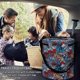 thumbnail image 2 of Bolsa de almacenamiento de lana, bolsas de mano para tejer, bolsas de tejer con estampados divertidos para almacenar lana y agujas, organizadores de viaje para tejer, regalo abstracto, 2 of 5