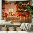 thumbnail image 2 of Panxico Tapisseries Fond de Noël Tissu Photo de Studio Motif de Noël Couverture de Fond de Photographie L, 2 of 9