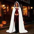thumbnail image 2 of FUZHIQ Christmas Cloak Cape For Elegant High Collar Design For Themed Parties And Dress Up Events, 2 of 5