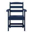 thumbnail image 2 of WestinTrends Ashore Outdoor HDPE Patio Classic Dining Arm Chair, Navy Blue, 2 of 9