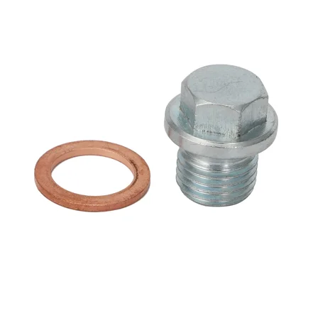 Magnetic Oil Drain Plug with Sealing Washer Compatible with Ford F150 F250 F350 F450 Pickup Truck Models​​