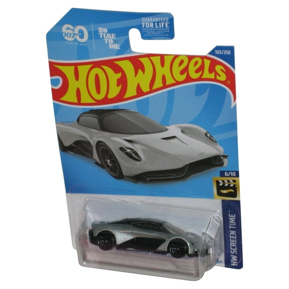Hot Wheels HW Screen Time 007 No Time To Die (2021) Aston Martin Valhalla Concept Silver Toy Car 103/250
