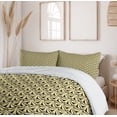 thumbnail image 6 of Ambesonne Modern Duvet Cover Sets, Grunge Royal Style Retro, 2-King, Pale Yellow and Black, 6 of 7