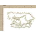thumbnail image 4 of Sterling Silver Freshwater Cultured White Pearl Necklace Silvertone Small Chain Cluster (3.0-3.5mm), 18" Designed for Adult Women, 4 of 4
