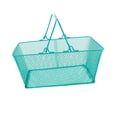 thumbnail image 3 of Shopping Basket Iron Grocery Carry Basket Portable Wire Mesh Large Capacity for Retail Store Bar Home, 3 of 9